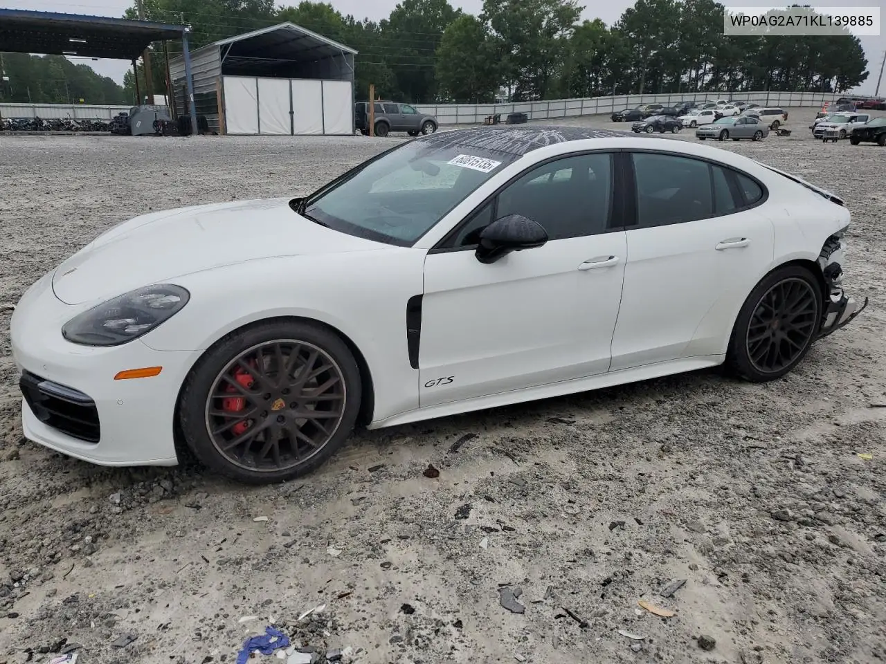2019 Porsche Panamera Gts VIN: WP0AG2A71KL139885 Lot: 60815135