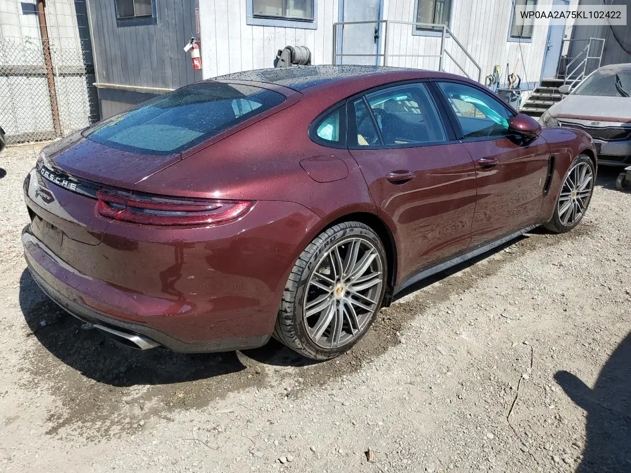 2019 Porsche Panamera Base VIN: WP0AA2A75KL102422 Lot: 61527145