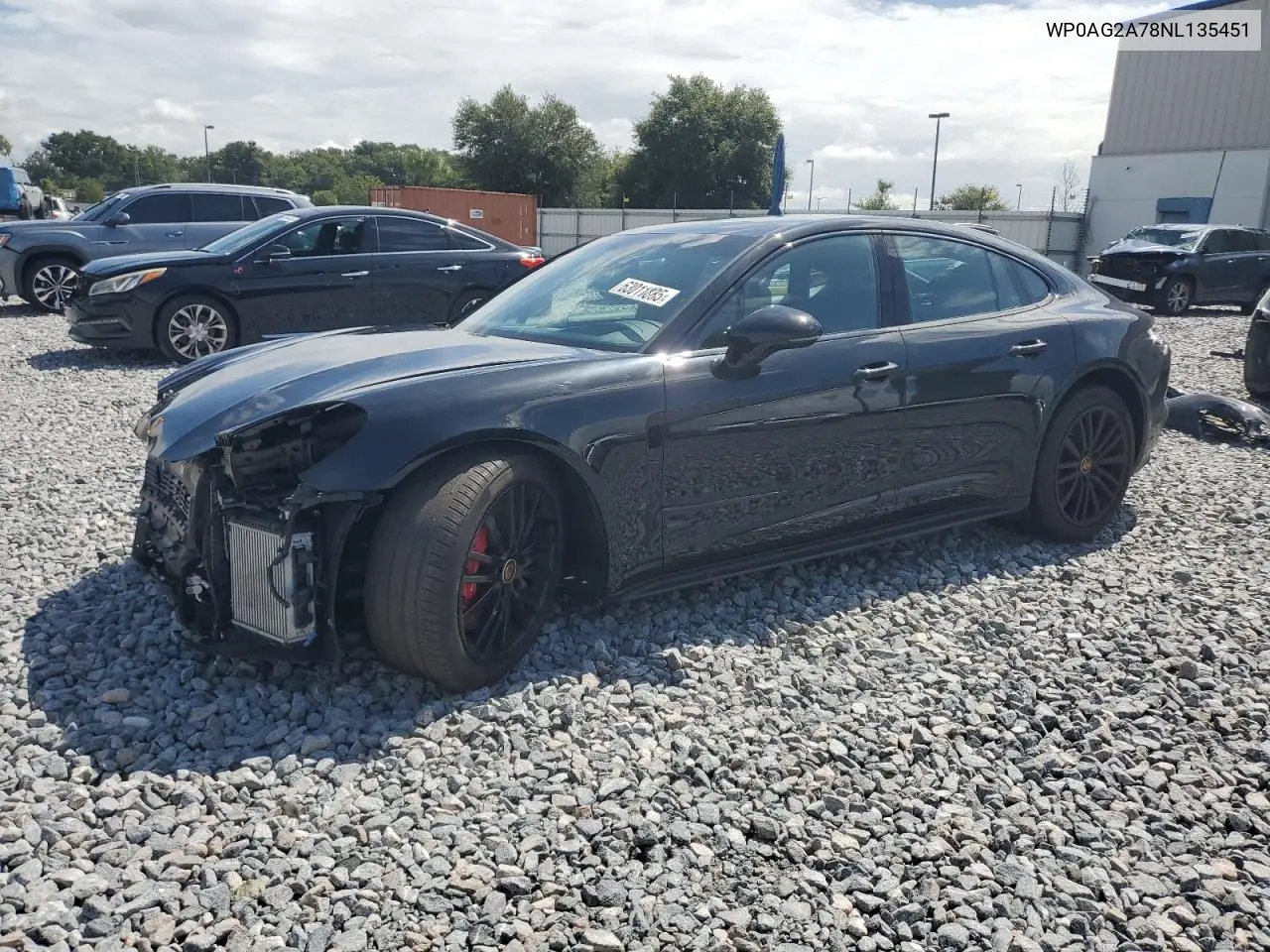2022 Porsche Panamera Gts VIN: WP0AG2A78NL135451 Lot: 63011885