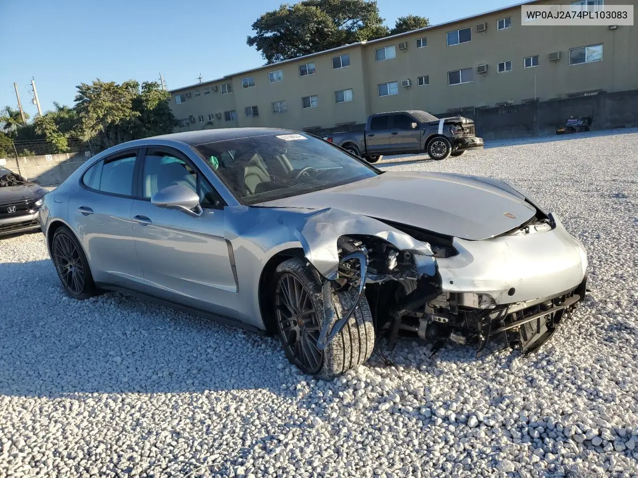 2023 Porsche Panamera Base VIN: WP0AJ2A74PL103083 Lot: 83108924