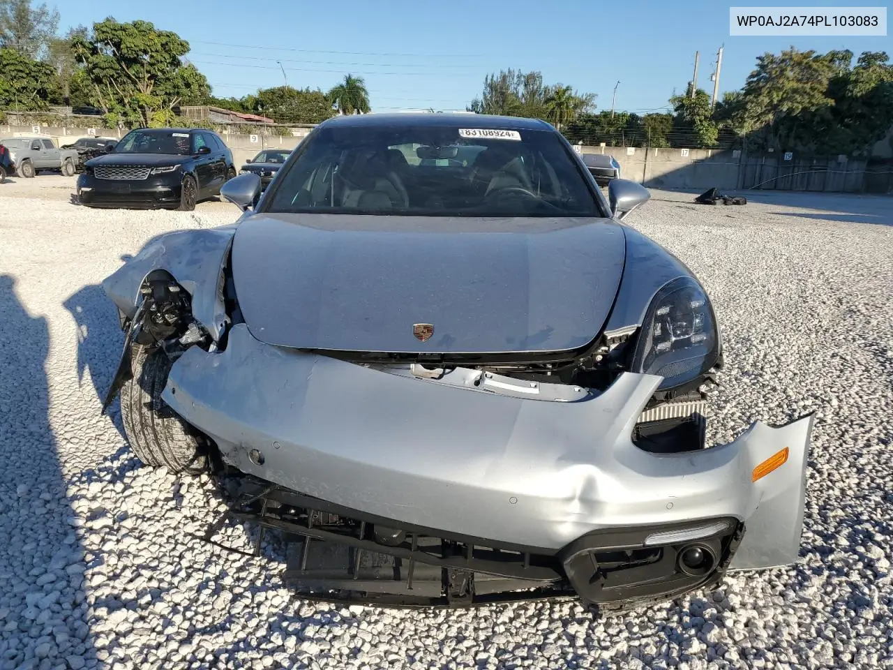 2023 Porsche Panamera Base VIN: WP0AJ2A74PL103083 Lot: 83108924