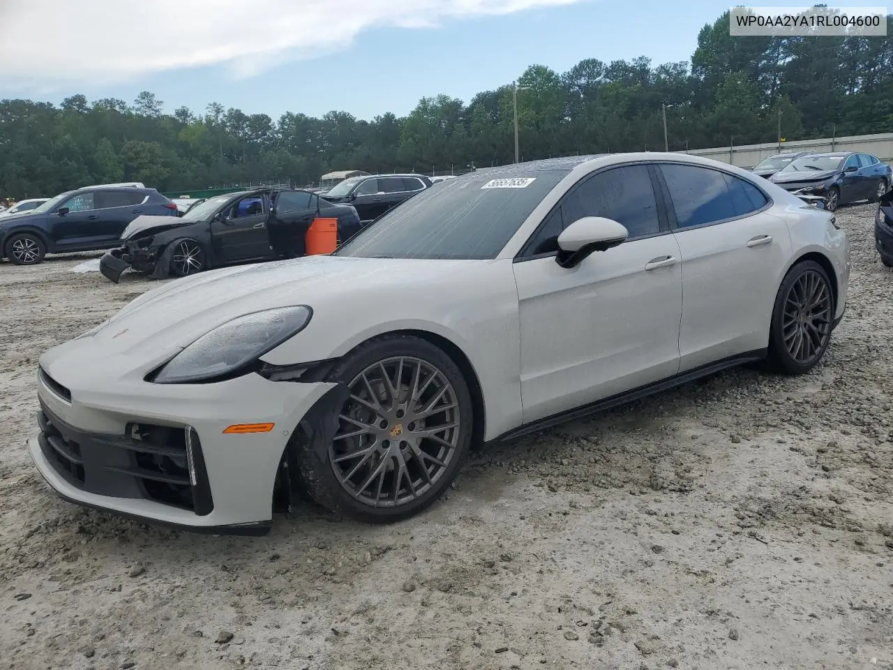 2024 Porsche Panamera Base VIN: WP0AA2YA1RL004600 Lot: 56657635