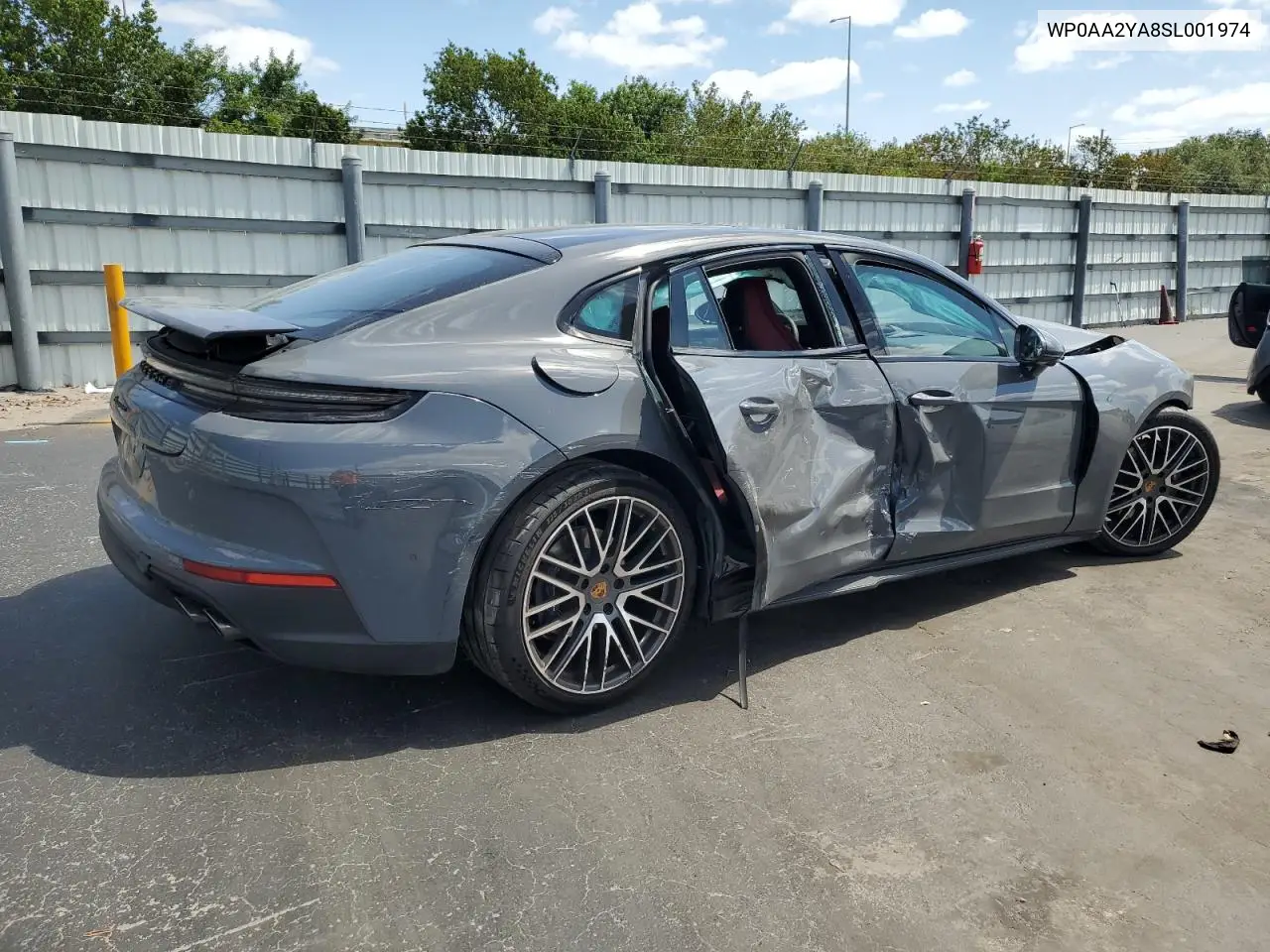 2025 Porsche Panamera Base VIN: WP0AA2YA8SL001974 Lot: 54943725