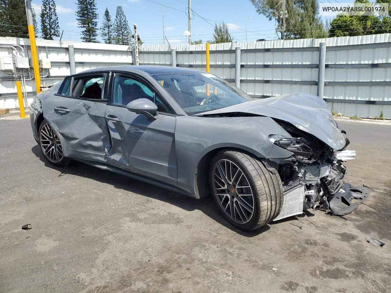 2025 Porsche Panamera Base VIN: WP0AA2YA8SL001974 Lot: 54943725