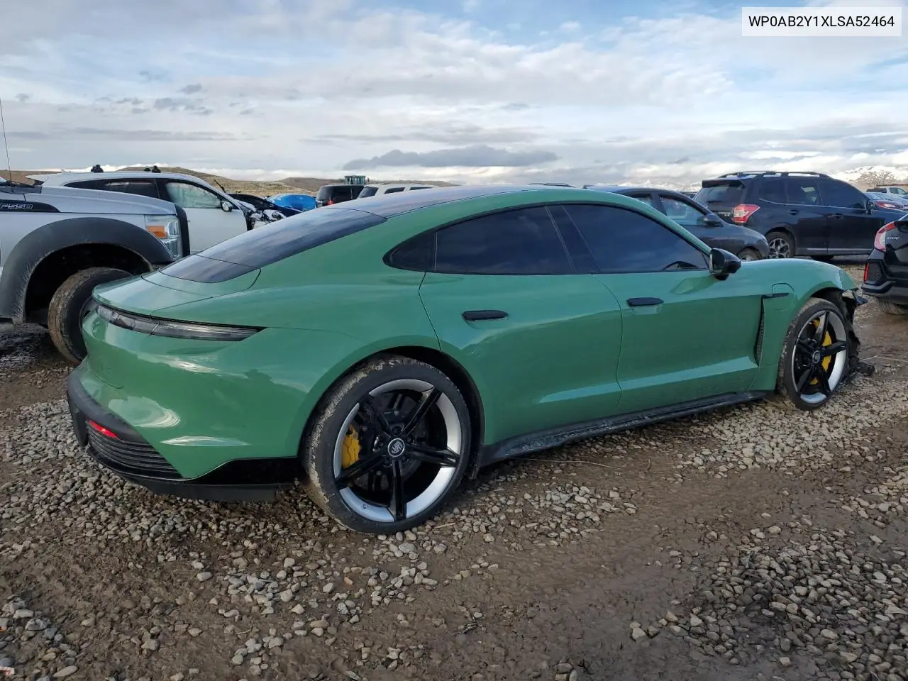 2020 Porsche Taycan 4S VIN: WP0AB2Y1XLSA52464 Lot: 45338575