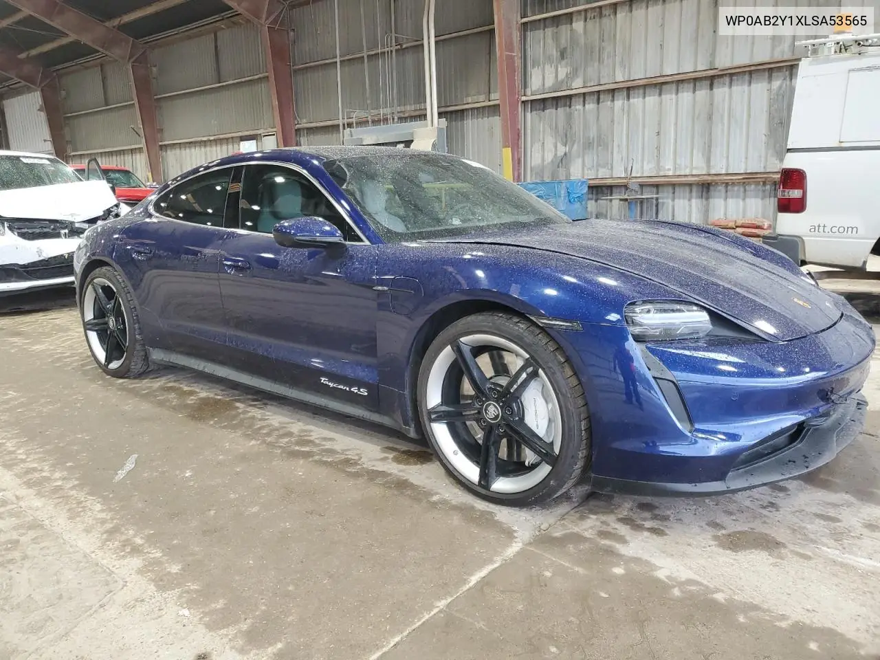 2020 Porsche Taycan 4S VIN: WP0AB2Y1XLSA53565 Lot: 47864365