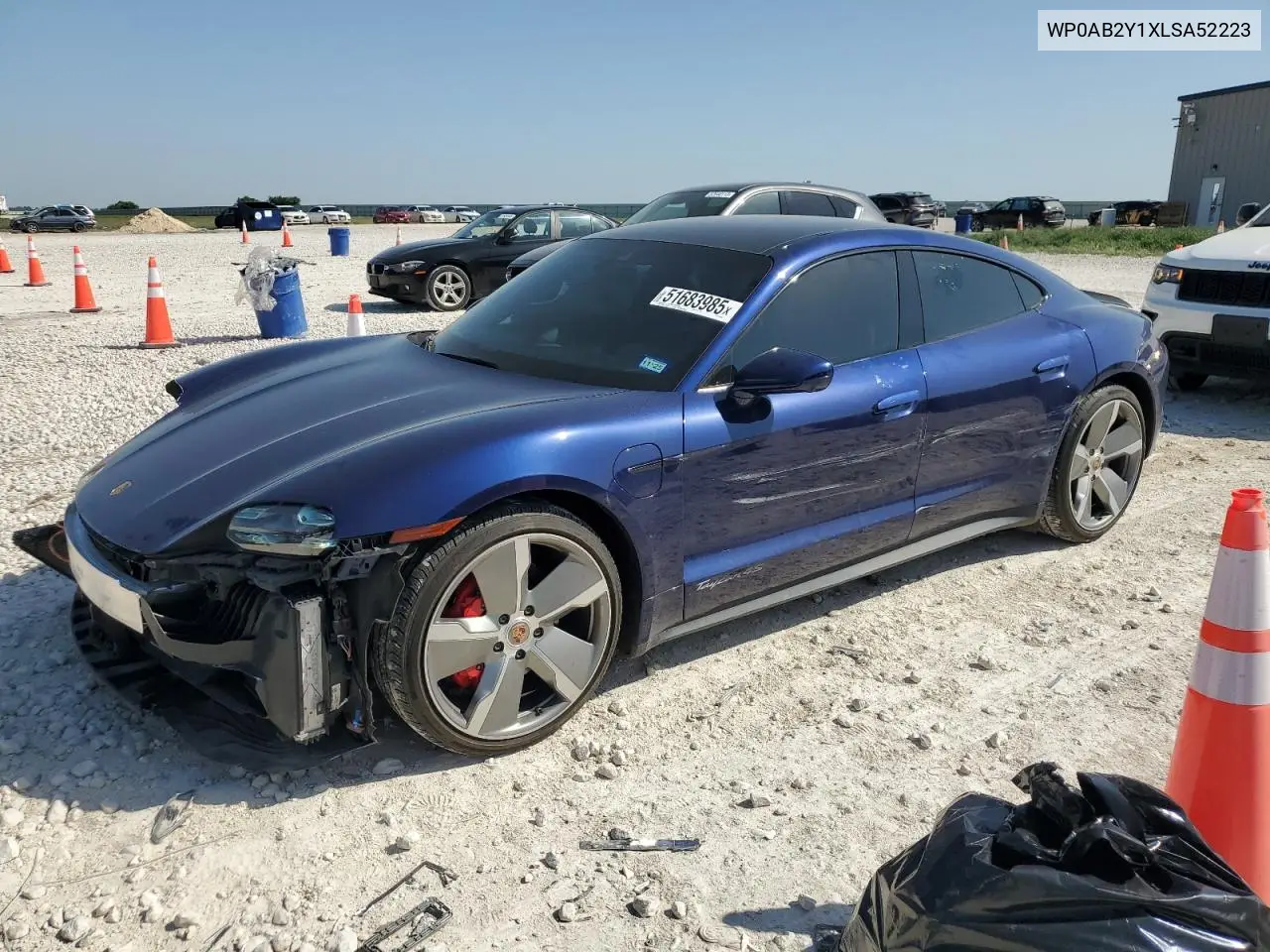 2020 Porsche Taycan 4S VIN: WP0AB2Y1XLSA52223 Lot: 51683985