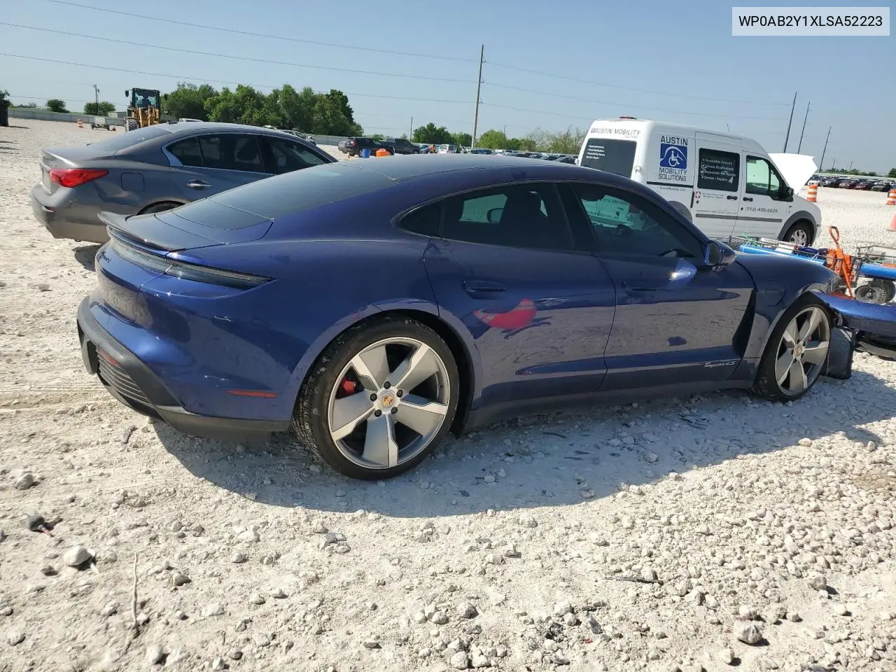 2020 Porsche Taycan 4S VIN: WP0AB2Y1XLSA52223 Lot: 51683985