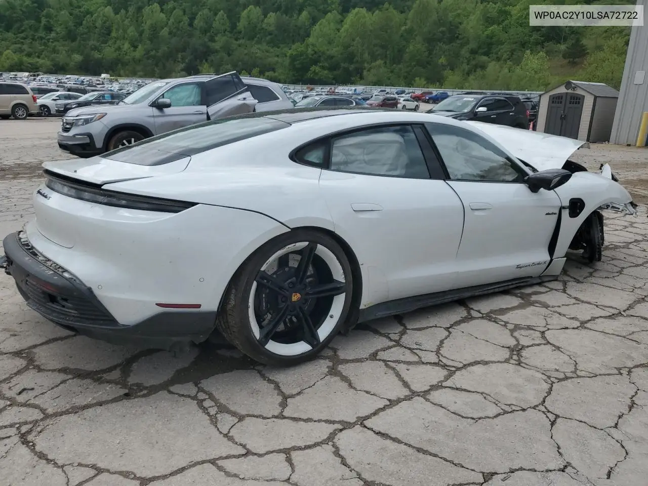 2020 Porsche Taycan Turbo VIN: WP0AC2Y10LSA72722 Lot: 56391895