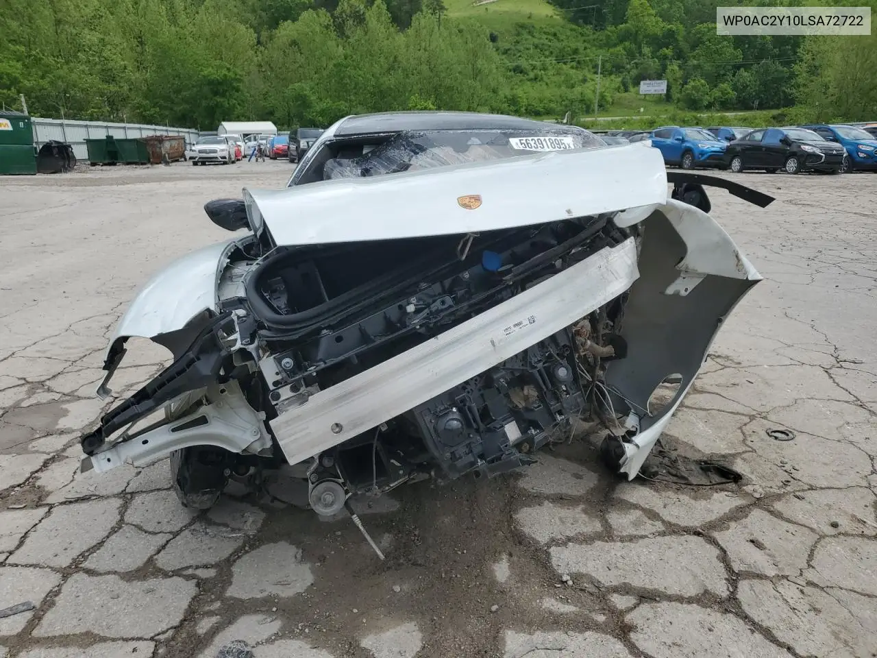 2020 Porsche Taycan Turbo VIN: WP0AC2Y10LSA72722 Lot: 56391895