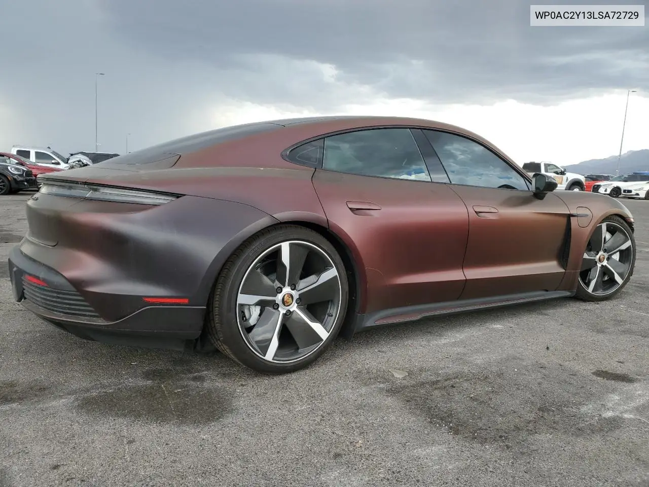 2020 Porsche Taycan Turbo VIN: WP0AC2Y13LSA72729 Lot: 59617315