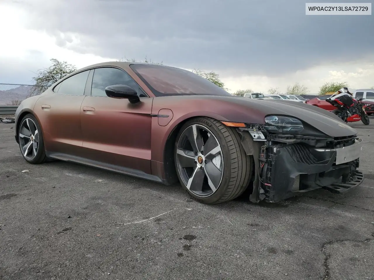 2020 Porsche Taycan Turbo VIN: WP0AC2Y13LSA72729 Lot: 59617315