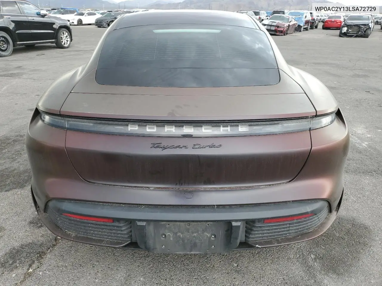 2020 Porsche Taycan Turbo VIN: WP0AC2Y13LSA72729 Lot: 59617315