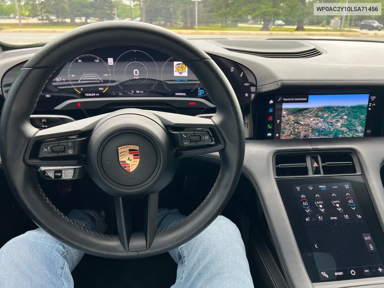 2020 Porsche Taycan Turbo VIN: WP0AC2Y10LSA71456 Lot: 60939295