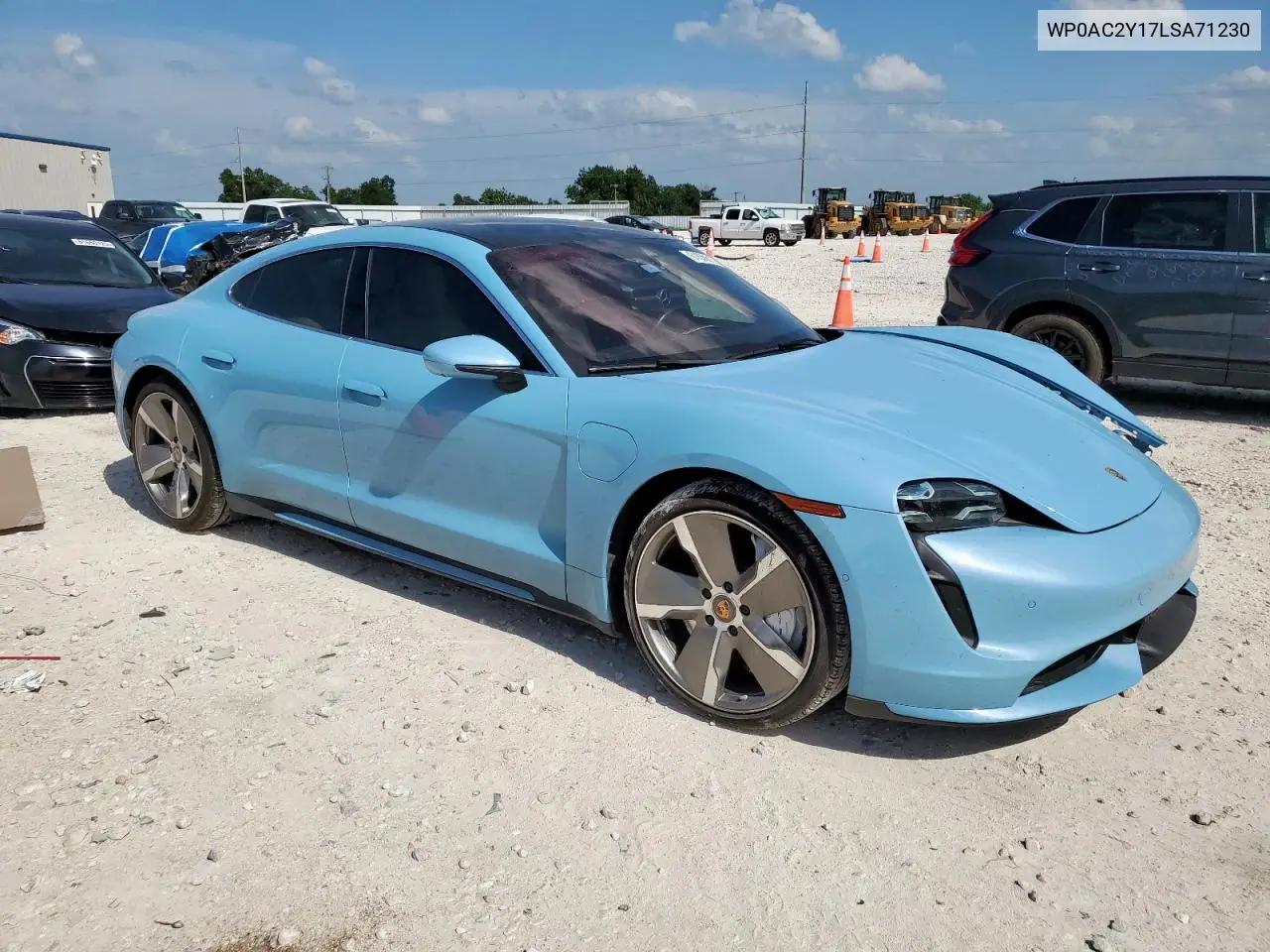 2020 Porsche Taycan Turbo VIN: WP0AC2Y17LSA71230 Lot: 61850515