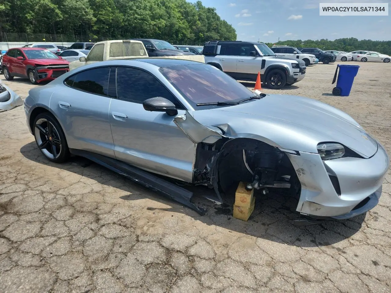 2020 Porsche Taycan Turbo VIN: WP0AC2Y10LSA71344 Lot: 62106195