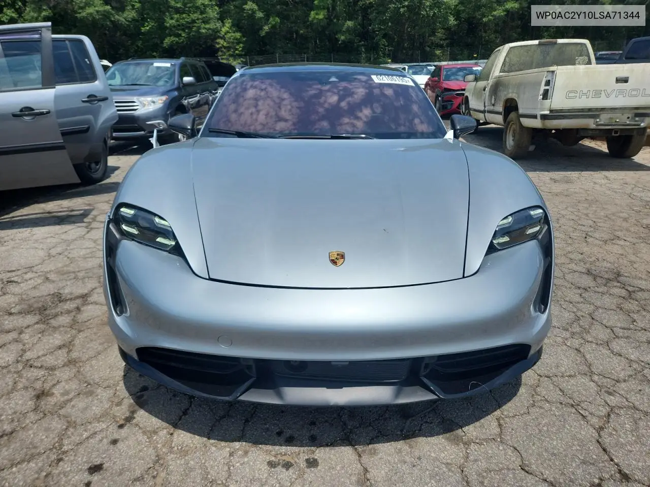 2020 Porsche Taycan Turbo VIN: WP0AC2Y10LSA71344 Lot: 62106195