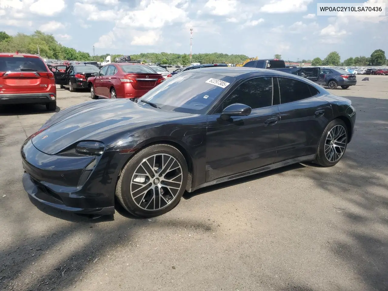 2020 Porsche Taycan Turbo VIN: WP0AC2Y10LSA70436 Lot: 62297305
