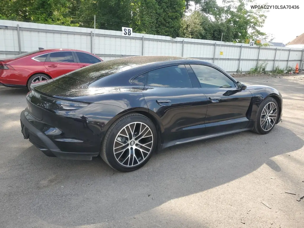 2020 Porsche Taycan Turbo VIN: WP0AC2Y10LSA70436 Lot: 62297305