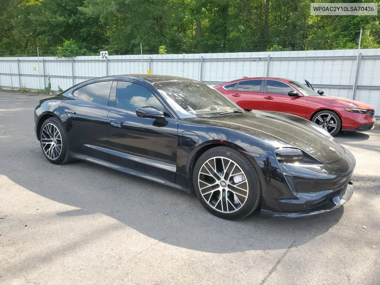 2020 Porsche Taycan Turbo VIN: WP0AC2Y10LSA70436 Lot: 62297305