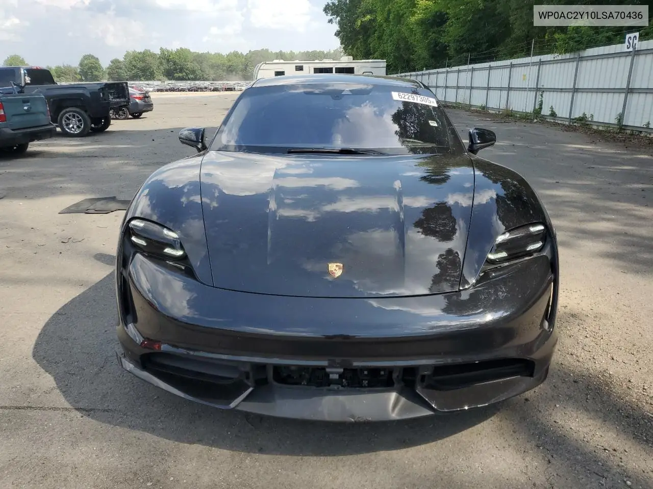 2020 Porsche Taycan Turbo VIN: WP0AC2Y10LSA70436 Lot: 62297305