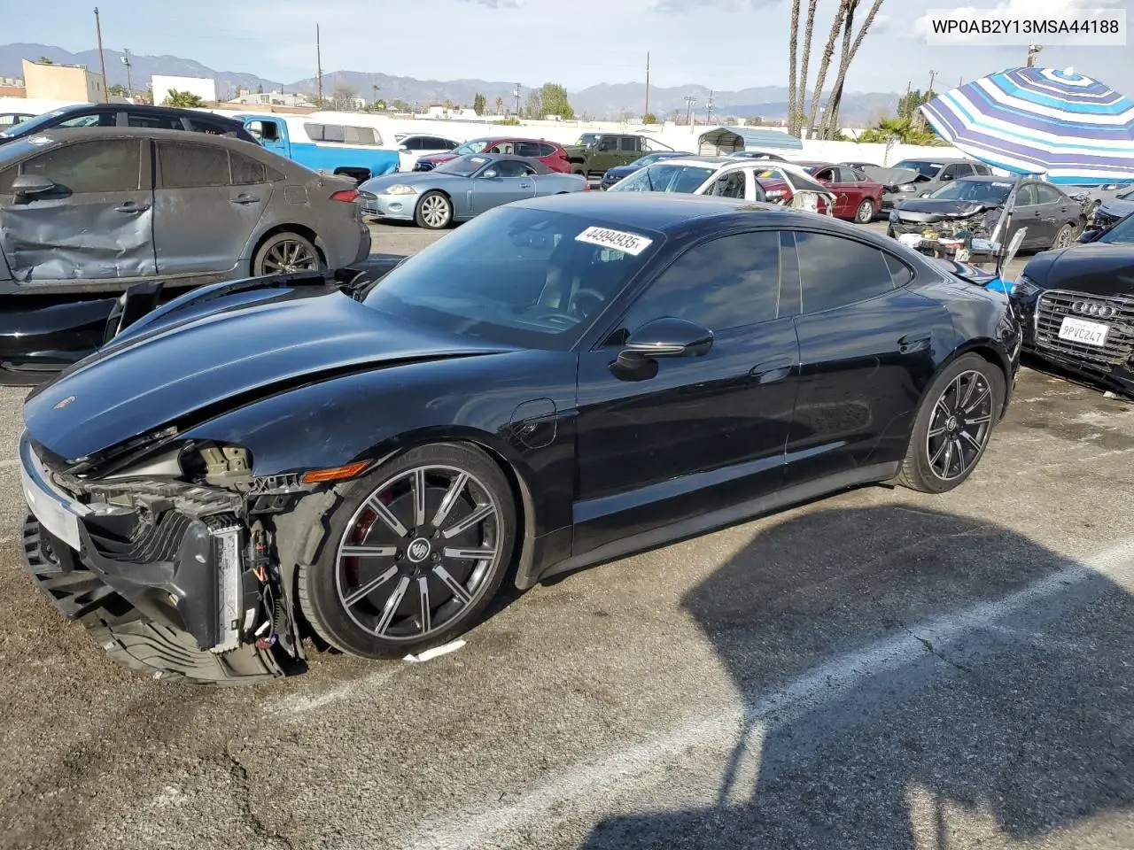 2021 Porsche Taycan 4S VIN: WP0AB2Y13MSA44188 Lot: 44994935
