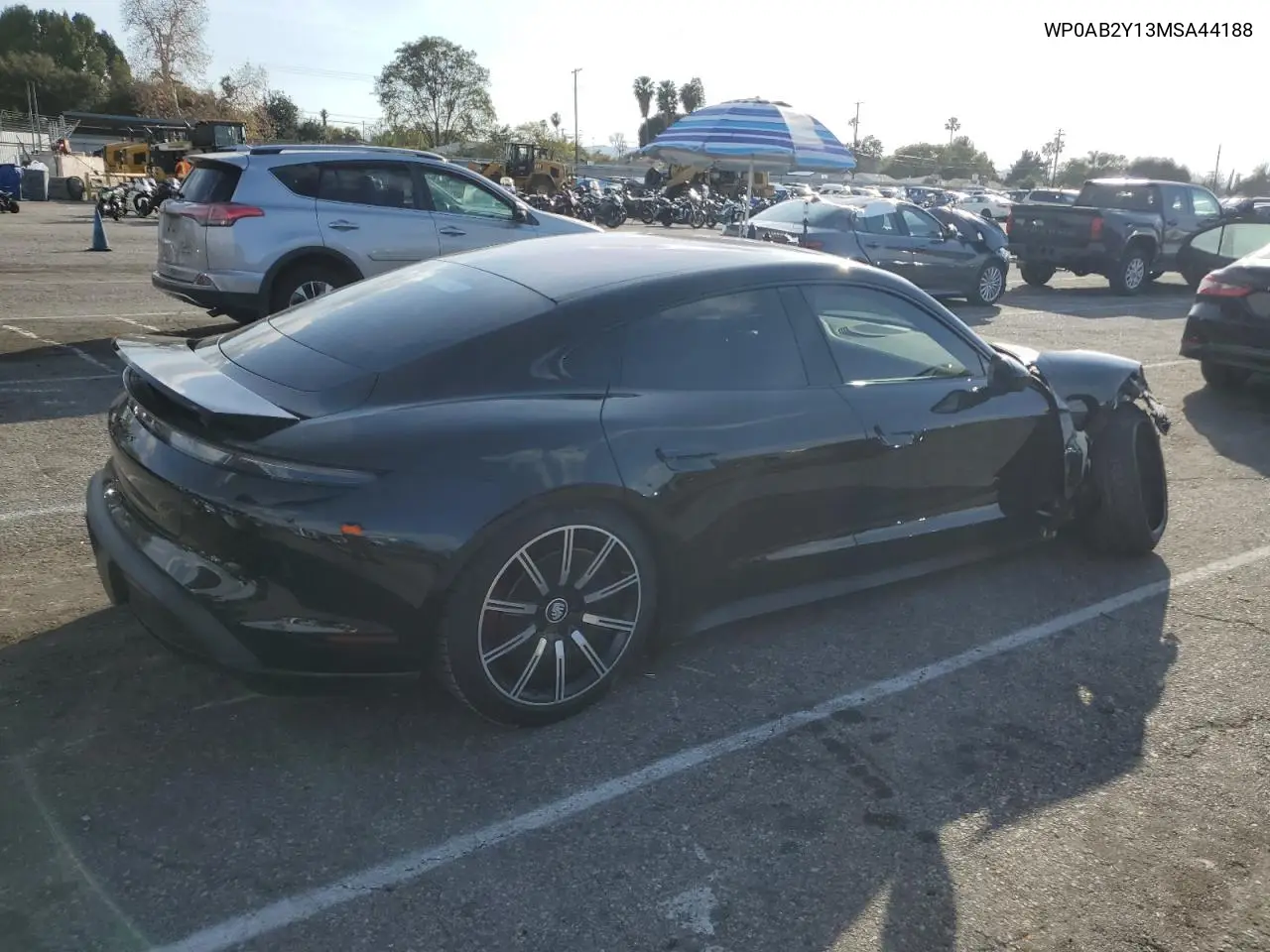 2021 Porsche Taycan 4S VIN: WP0AB2Y13MSA44188 Lot: 44994935