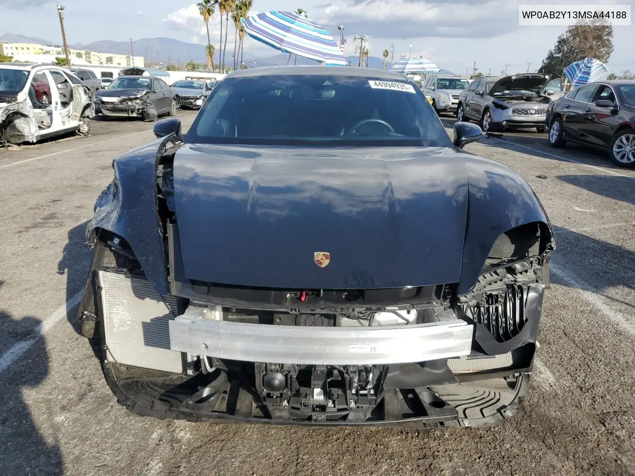 2021 Porsche Taycan 4S VIN: WP0AB2Y13MSA44188 Lot: 44994935