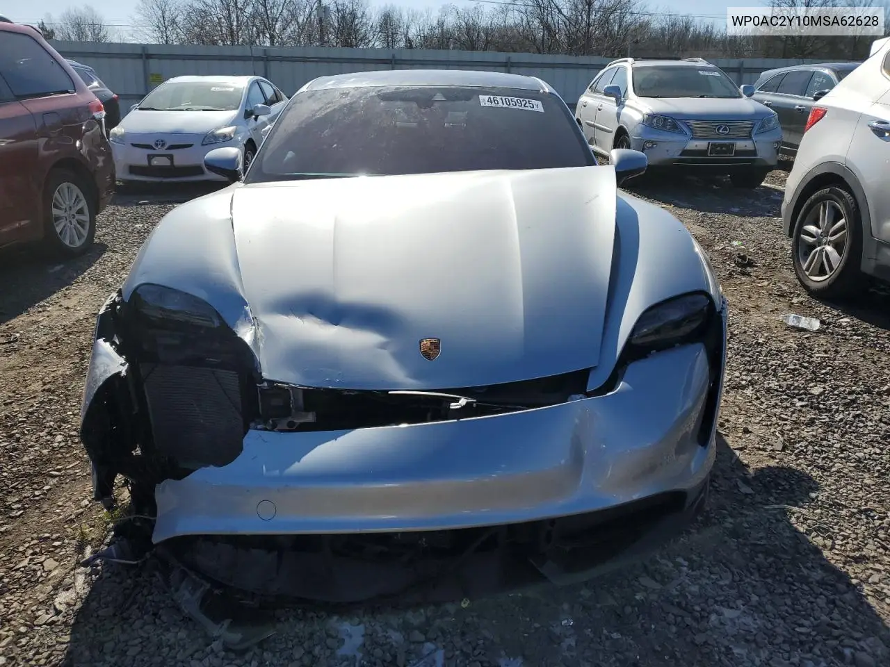 2021 Porsche Taycan Turbo VIN: WP0AC2Y10MSA62628 Lot: 46105925