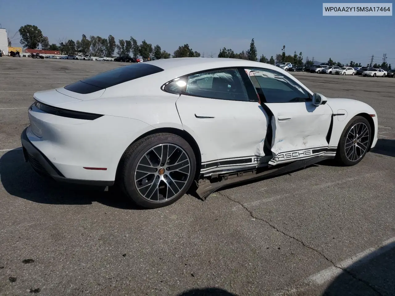 2021 Porsche Taycan VIN: WP0AA2Y15MSA17464 Lot: 52412815