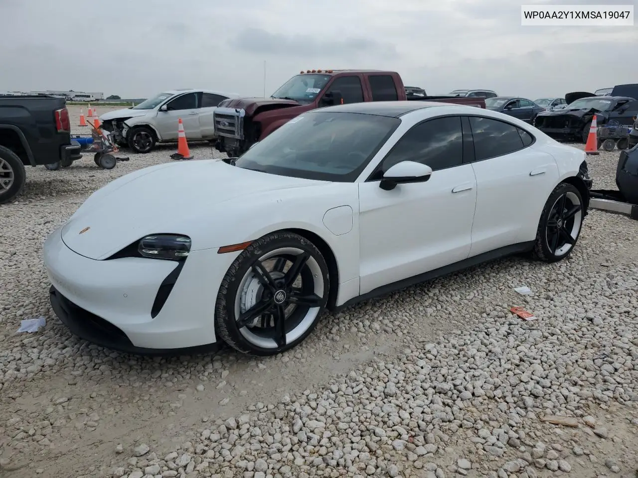 2021 Porsche Taycan VIN: WP0AA2Y1XMSA19047 Lot: 53094735