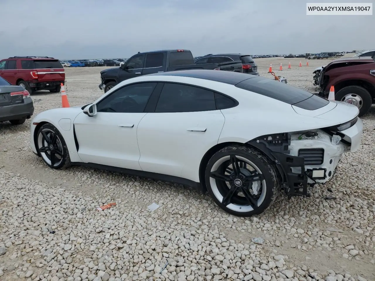 2021 Porsche Taycan VIN: WP0AA2Y1XMSA19047 Lot: 53094735