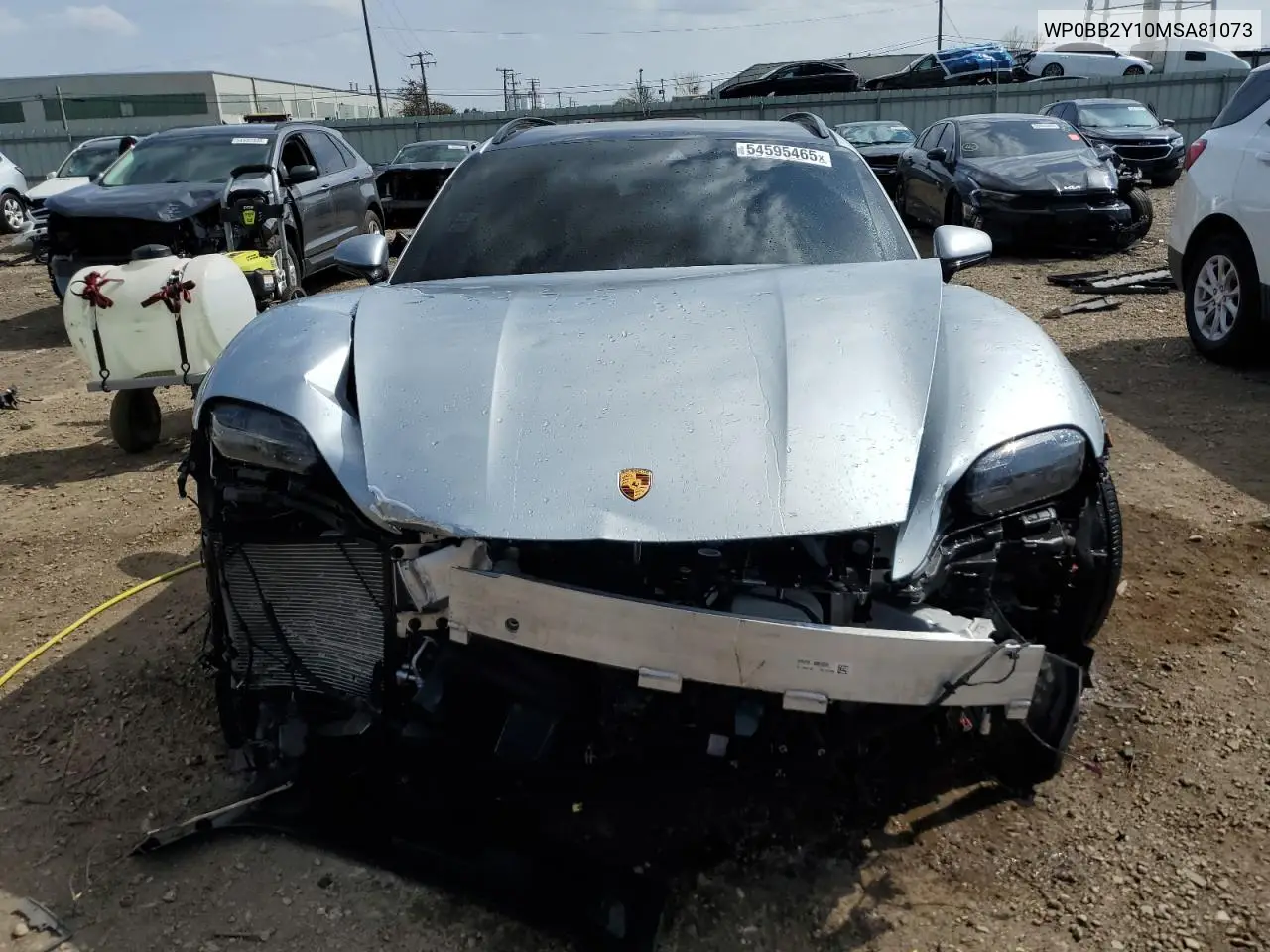 2021 Porsche Taycan Cross Turismo 4S VIN: WP0BB2Y10MSA81073 Lot: 54595465