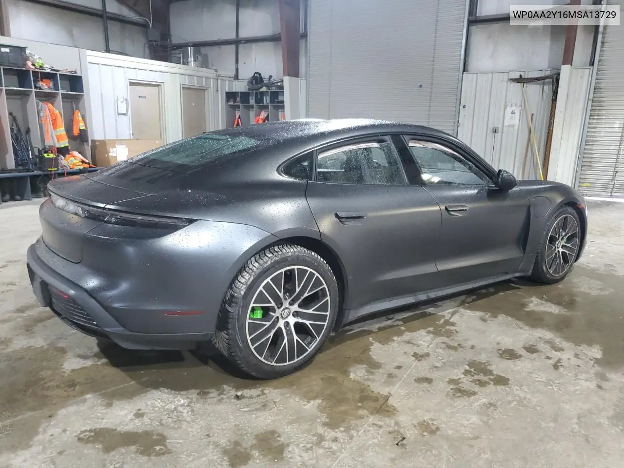 2021 Porsche Taycan VIN: WP0AA2Y16MSA13729 Lot: 55455275