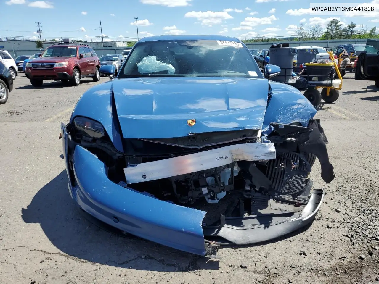 2021 Porsche Taycan 4S VIN: WP0AB2Y13MSA41808 Lot: 55977135
