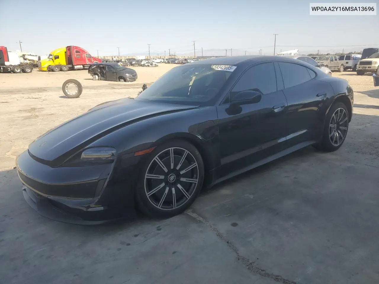 2021 Porsche Taycan VIN: WP0AA2Y16MSA13696 Lot: 59342695
