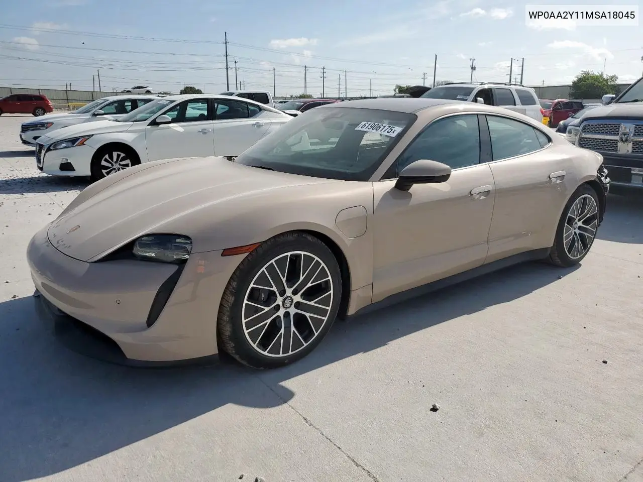 2021 Porsche Taycan VIN: WP0AA2Y11MSA18045 Lot: 61906175