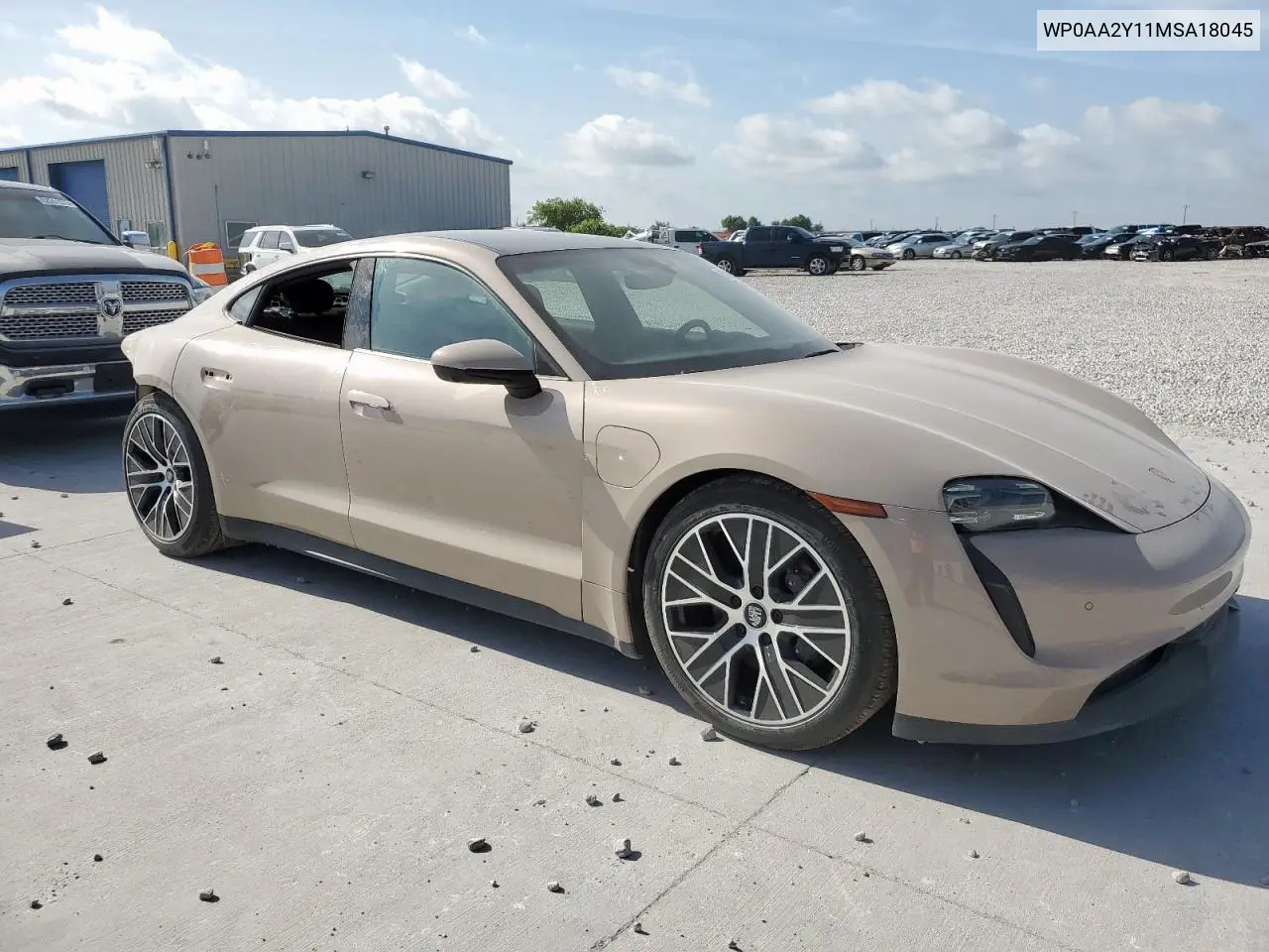 2021 Porsche Taycan VIN: WP0AA2Y11MSA18045 Lot: 61906175