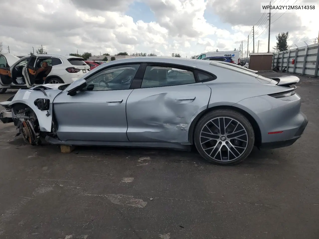 2021 Porsche Taycan VIN: WP0AA2Y12MSA14358 Lot: 89400085