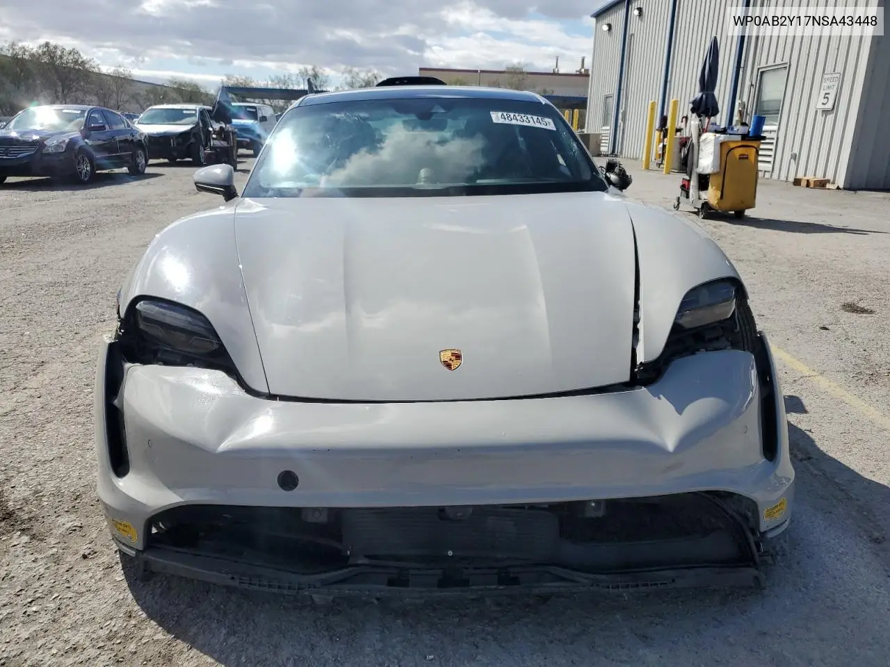 2022 Porsche Taycan 4S VIN: WP0AB2Y17NSA43448 Lot: 48433145