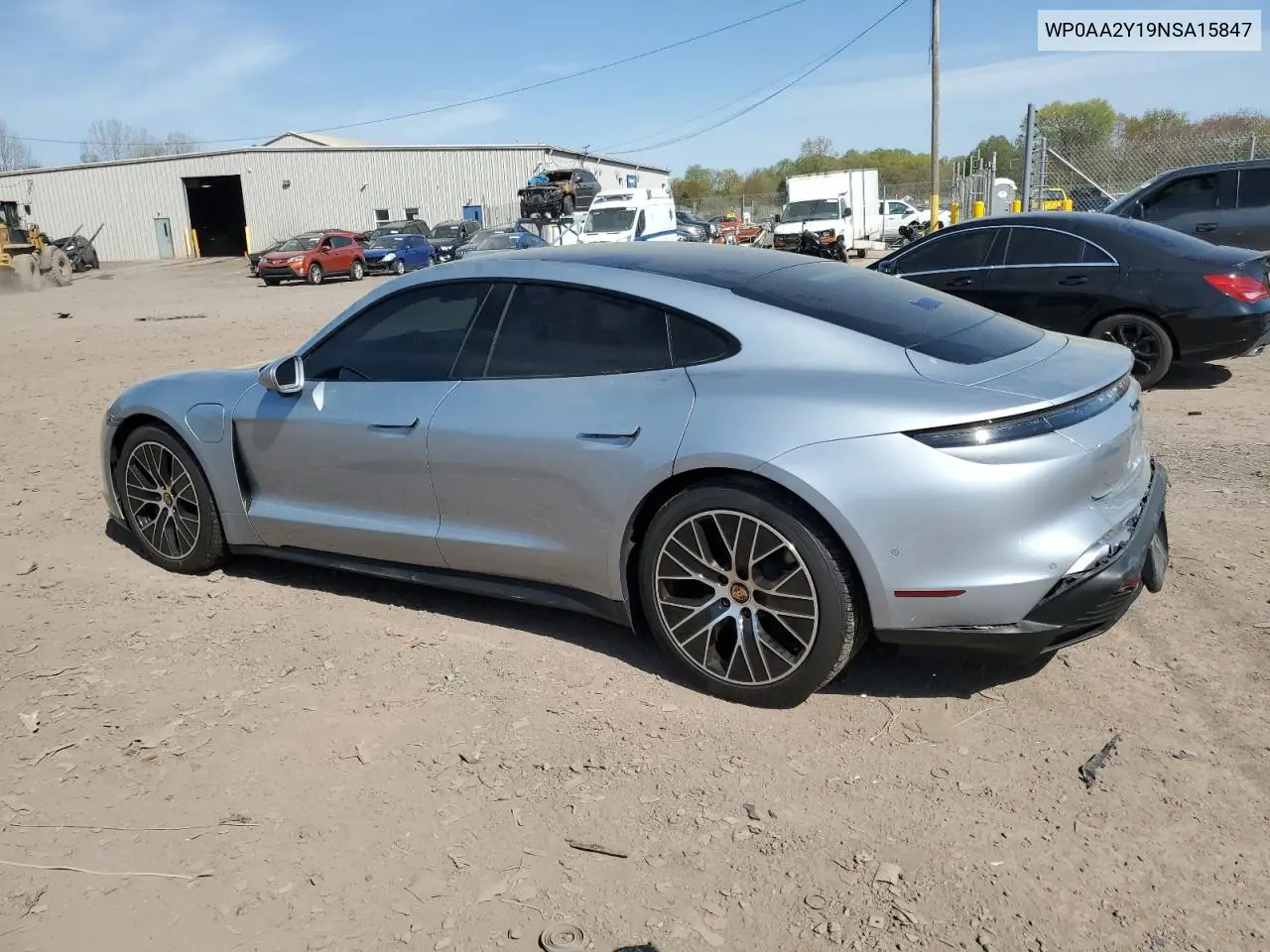 2022 Porsche Taycan VIN: WP0AA2Y19NSA15847 Lot: 54012535
