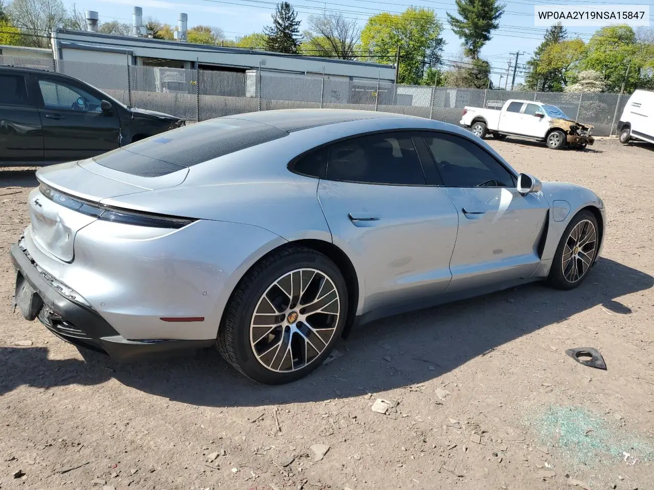 2022 Porsche Taycan VIN: WP0AA2Y19NSA15847 Lot: 54012535