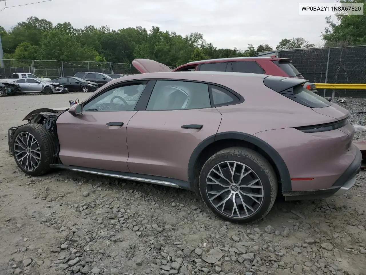 2022 Porsche Taycan Cross Turismo 4 VIN: WP0BA2Y11NSA67820 Lot: 58346275