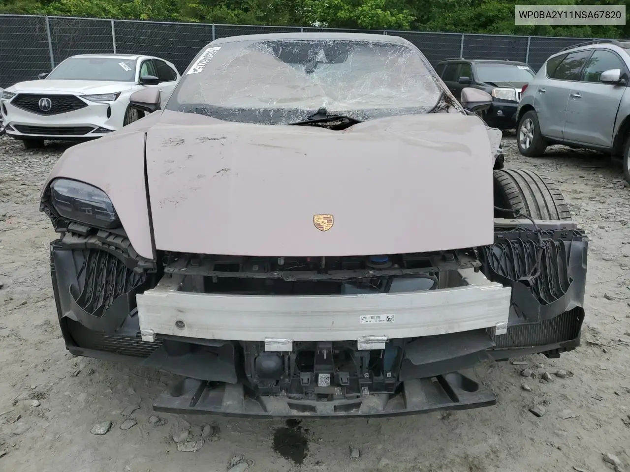 2022 Porsche Taycan Cross Turismo 4 VIN: WP0BA2Y11NSA67820 Lot: 58346275