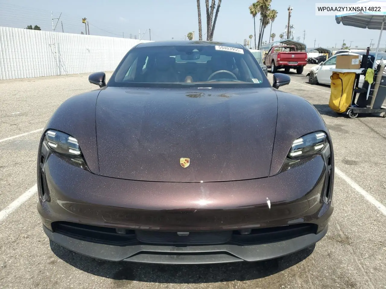 2022 Porsche Taycan VIN: WP0AA2Y1XNSA14822 Lot: 59403955