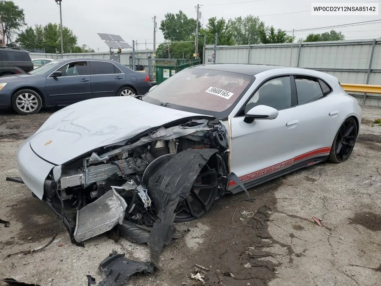 2022 Porsche Taycan Gts Sport Turismo VIN: WP0CD2Y12NSA85142 Lot: 59608165