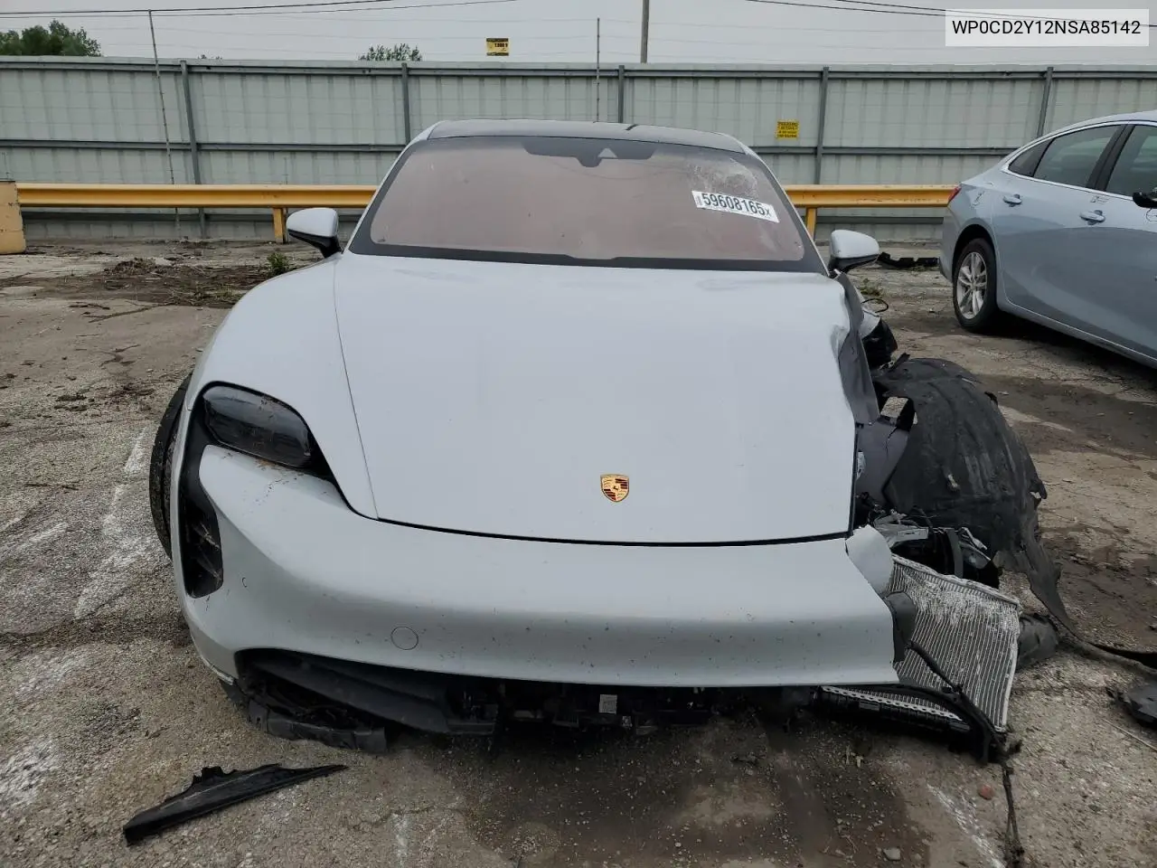 2022 Porsche Taycan Gts Sport Turismo VIN: WP0CD2Y12NSA85142 Lot: 59608165