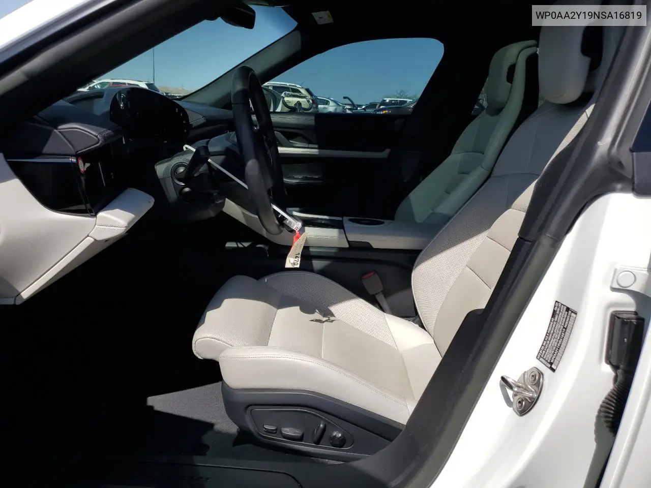 2022 Porsche Taycan VIN: WP0AA2Y19NSA16819 Lot: 62696995