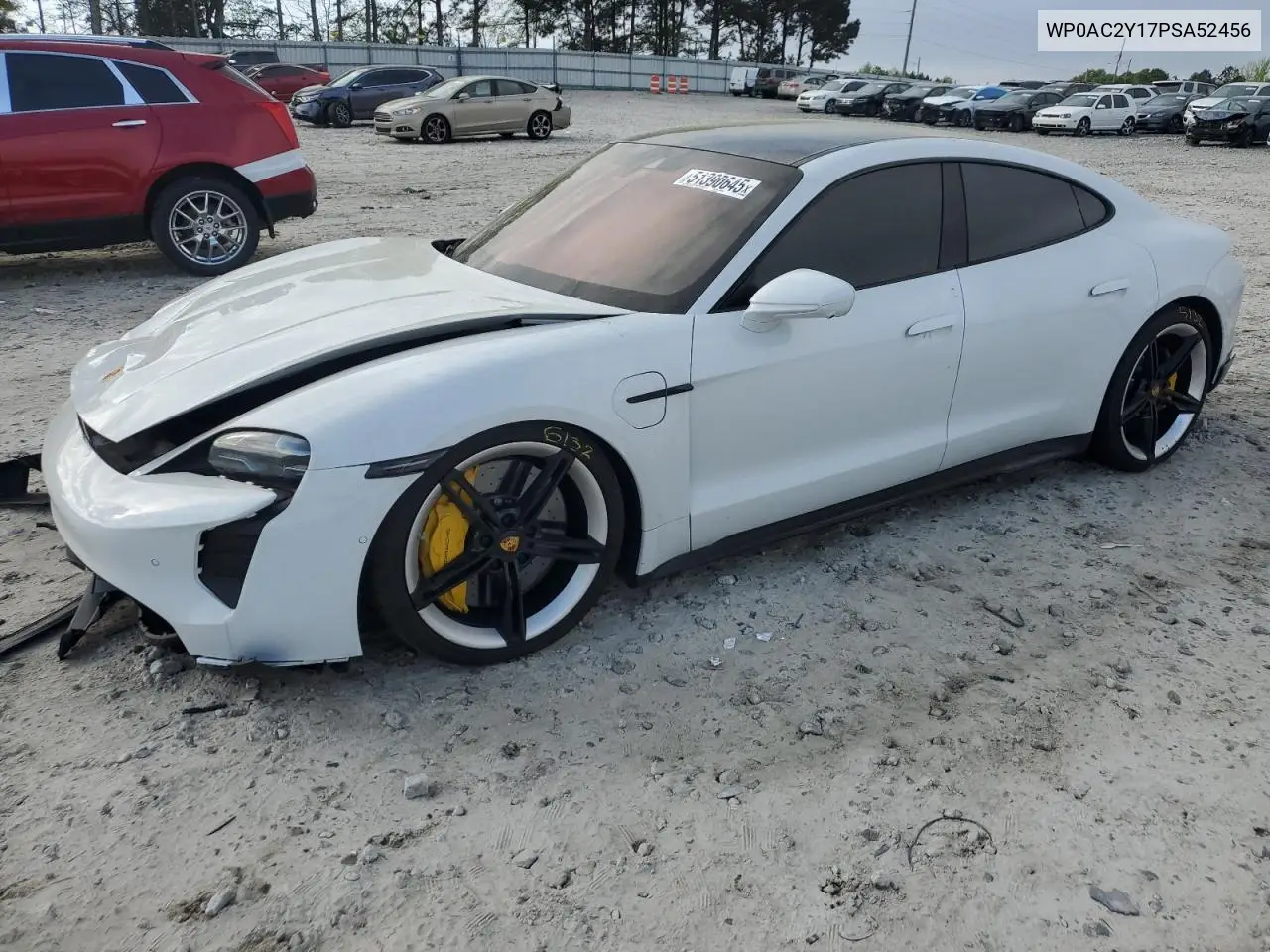 2023 Porsche Taycan Turbo VIN: WP0AC2Y17PSA52456 Lot: 51390645