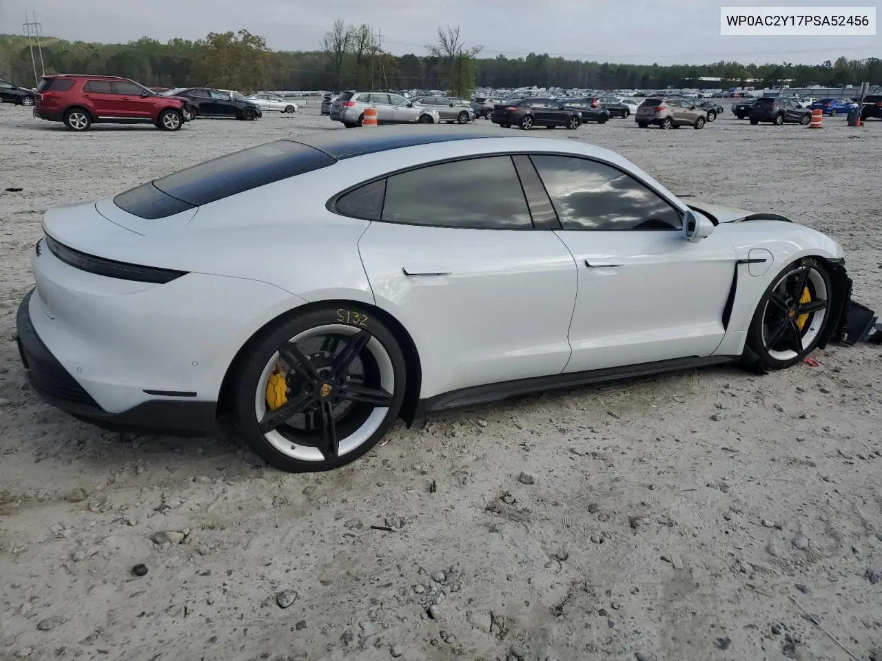2023 Porsche Taycan Turbo VIN: WP0AC2Y17PSA52456 Lot: 51390645